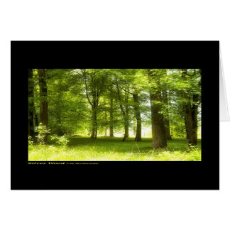 Silver Wood (kort) Hälsningskort