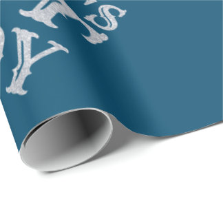 Silver World's Best Pappa Fars dag Glitter Presentpapper