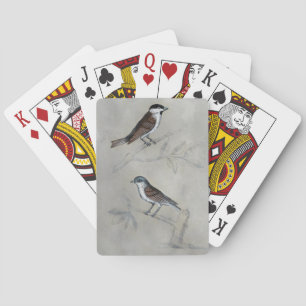 Silverad bion En del fåglar Casinokort