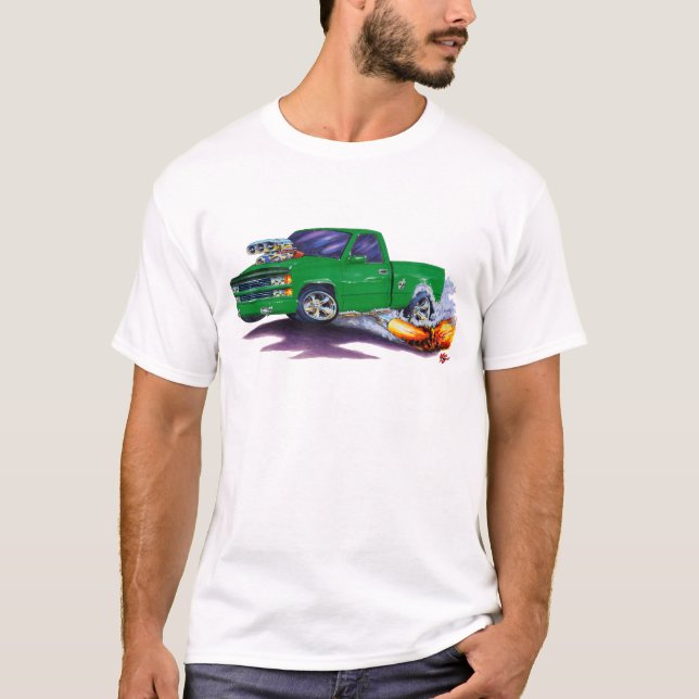 Silverado gröntlastbil 1988-98 tee shirt (Framsida)