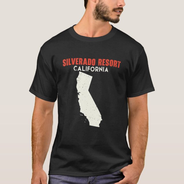 Silverado Resort California USA State Trav T Shirt (Framsida)
