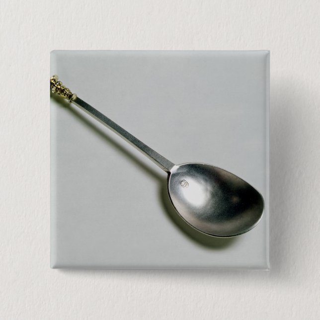 Silverapostelskeden med guld förseglar bästa, 1668 knapp (Framsida)