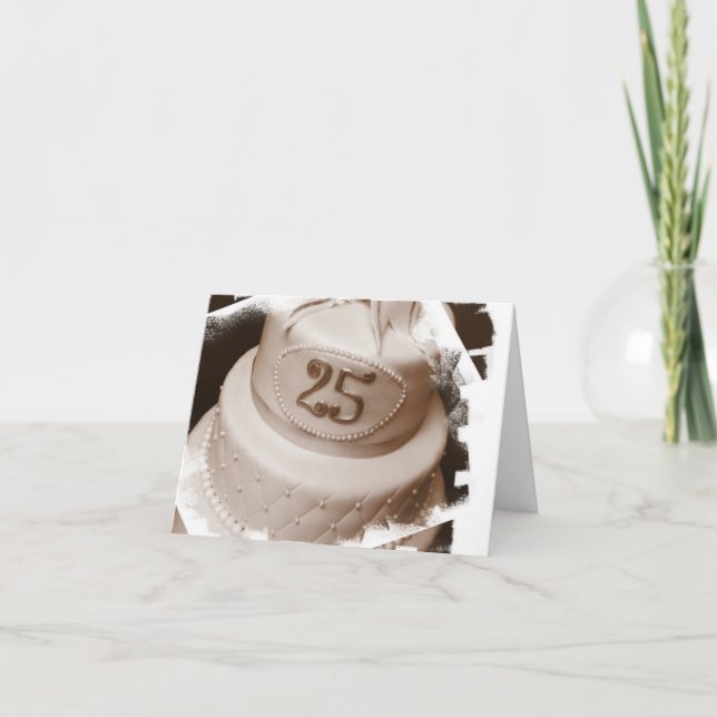 Silverårsdagen noterar kort (Framsida)