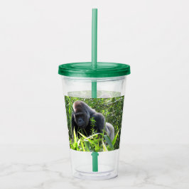 Silverback Gorilla - Acrylic Tumbler Take Away Mugg
