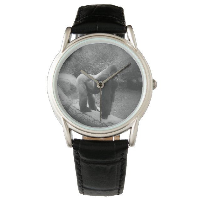 Silverback Gorilla Armbandsur (Framsida)