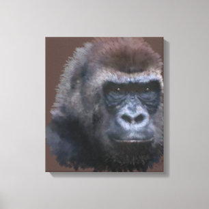 Silverback Gorilla Canvastryck