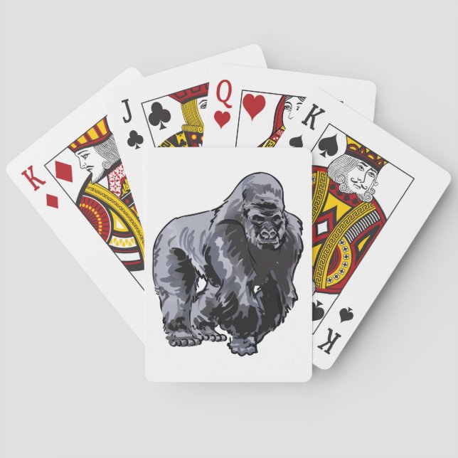 Silverback Gorilla Casinokort (Baksidan)