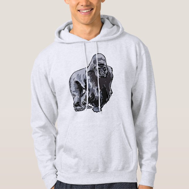 Silverback Gorilla Hoodie (Framsida)