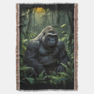 Silverback Gorilla in Rwandan Jungle Filt