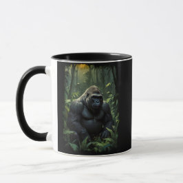 Silverback Gorilla in Rwandan Jungle Mugg
