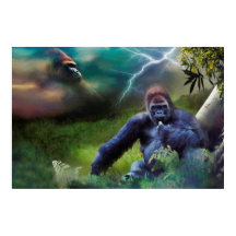 SILVERBACK GORILLA JUNGLE ENLIGHTENMENT