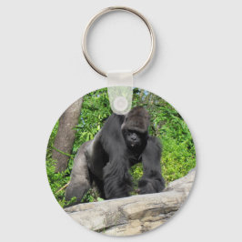 Silverback Gorilla Keychain Nyckelring