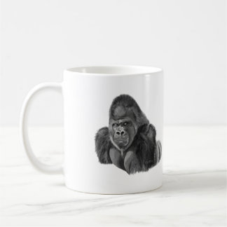 Silverback Gorilla Mug Cup ゴリラのマグカップ Kaffemugg