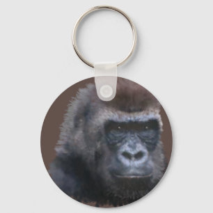 Silverback Gorilla Nyckelring