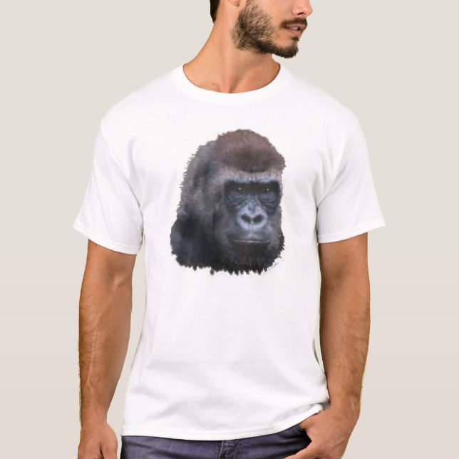 Silverback Gorilla T Shirt (Framsida)