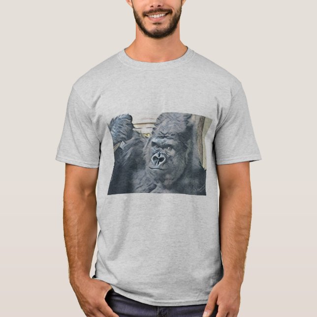 Silverback Gorilla T-shirt (Framsida)