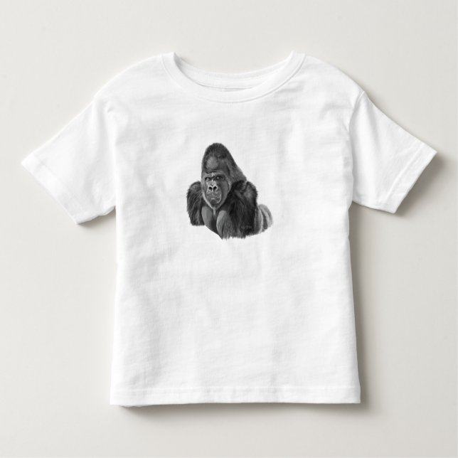 Silverback Gorilla T-shirt ゴリラのTシャツ (Framsida)