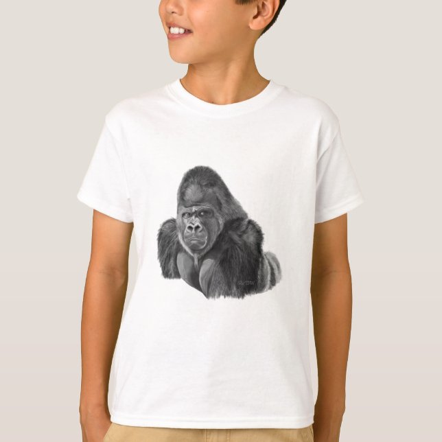 Silverback Gorilla T-shirt ゴリラのTシャツ (Framsida)