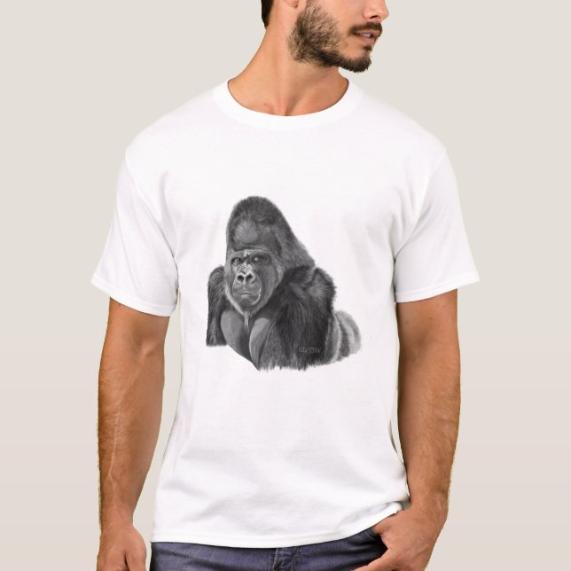 Silverback Gorilla T-shirt ゴリラのTシャツ (Framsida)