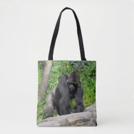 Silverback Gorilla Tote Bag Tygkasse
