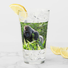 Silverback Gorilla Tumbler/Shaker Glass Glaskopp