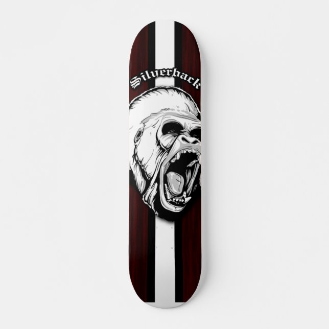 Silverback Old School Skateboard Bräda 21,6 Cm (Framsida)