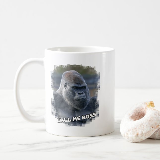 Silverback "Ring mig Chef" Kaffemugg (Med munk)