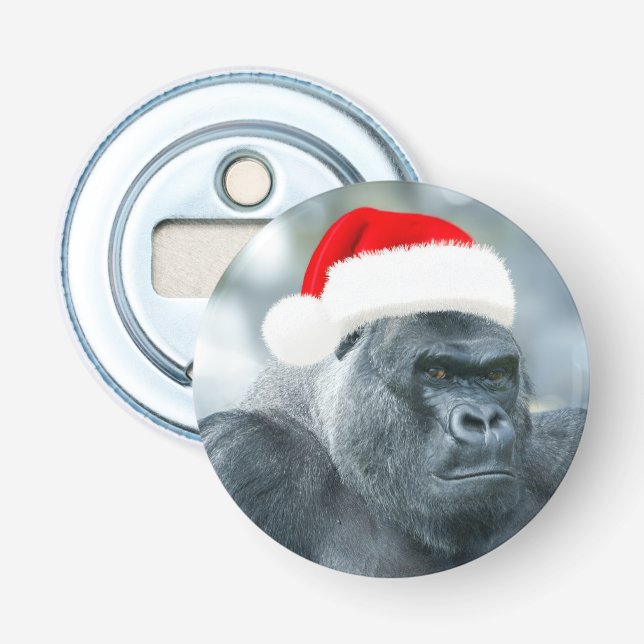 Silverback som julfest flasköppnare (Framsidan)