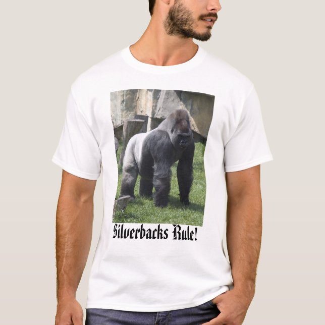 silverbacks Silverbacks härskar! T-shirt (Framsida)