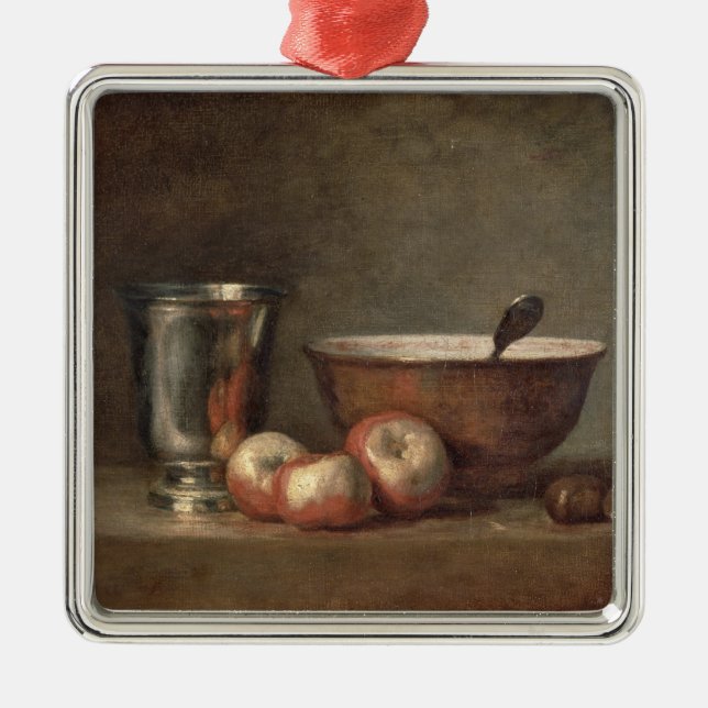 Silverbägaren, c.1768 julgransprydnad metall (Framsidan)