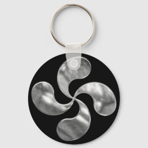Silverbaskkor Keychain Nyckelring