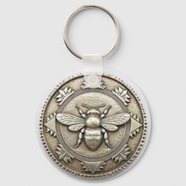 Silverbi  nyckelring (Framsida)