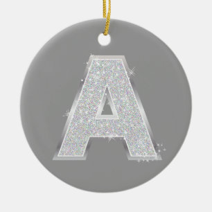 Silverbrev A Julgransprydnad Keramik