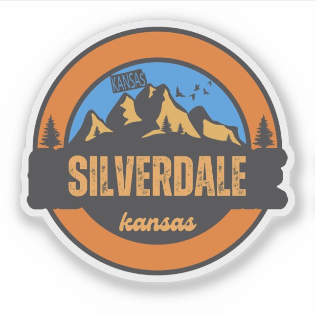 Silverdale, Kansas Klistermärken (Framsida)