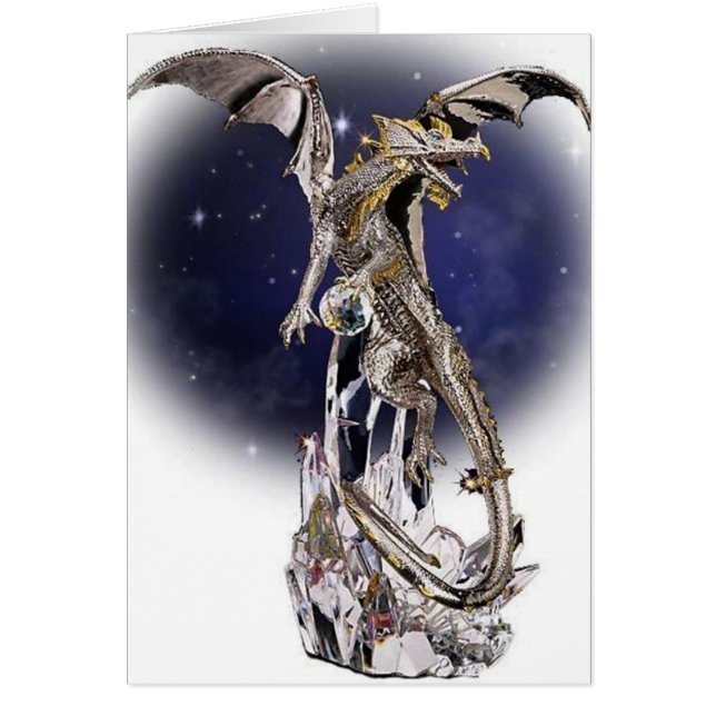 silverdrake hälsningskort (Framsidan)
