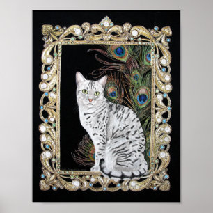 Silveregyptier Mau Poster