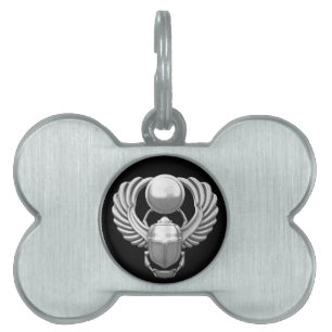 SilveregyptierScarab Namnbricka Husdjur