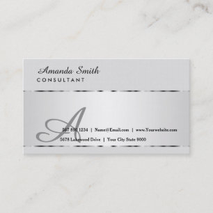 Silveremblem & minsta elegant professionell för visitkort