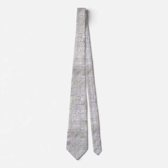Silverfärgad ko-hud lapptäcke tryck metallic slips (Framsida)