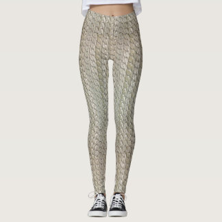 SilverFauxormen flår damaskermanlign/kvinnligt Leggings