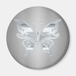 Silverfjäril Magnet