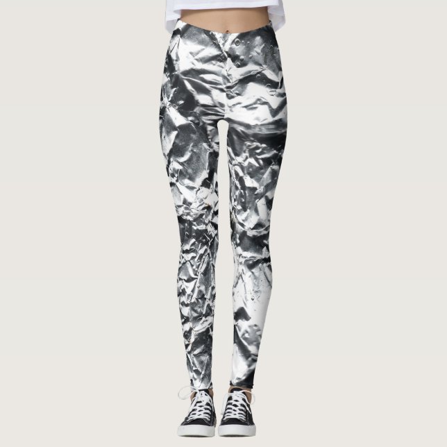 Silverfolie #1 leggings (Framsida)