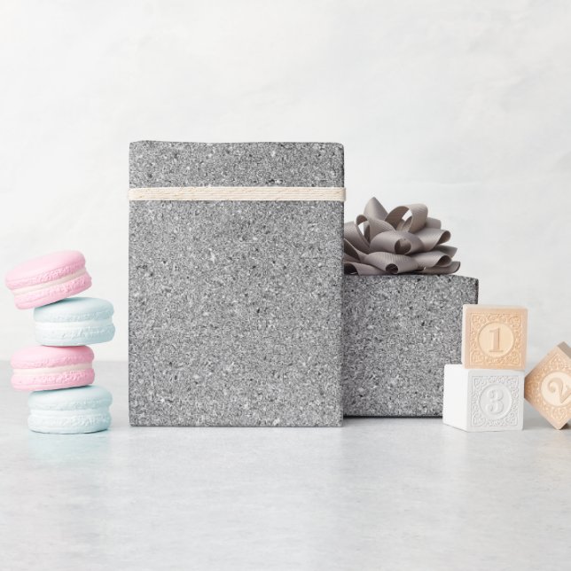 Silverfolie Elegant Fest Presentpapper (Baby Shower)