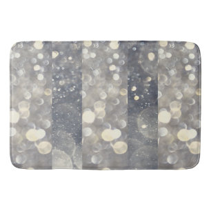 Silverglitter Glamour Glam Modern Trendig Badrumsmatta