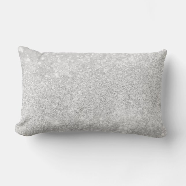 Silverglittergnistra Lumbarkudde (Framsida)
