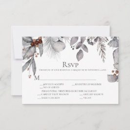 Silvergrå järnek Tall Eukalyptus Rost Bär OSA Kort