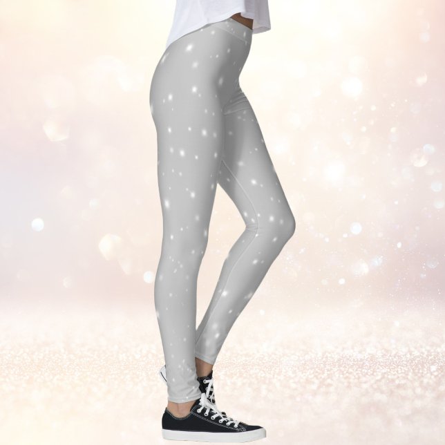 Silvergrå stjärnljus leggings (Skapare uppladdad)