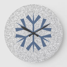 Silvergråttglitter med blåttsnowflaken