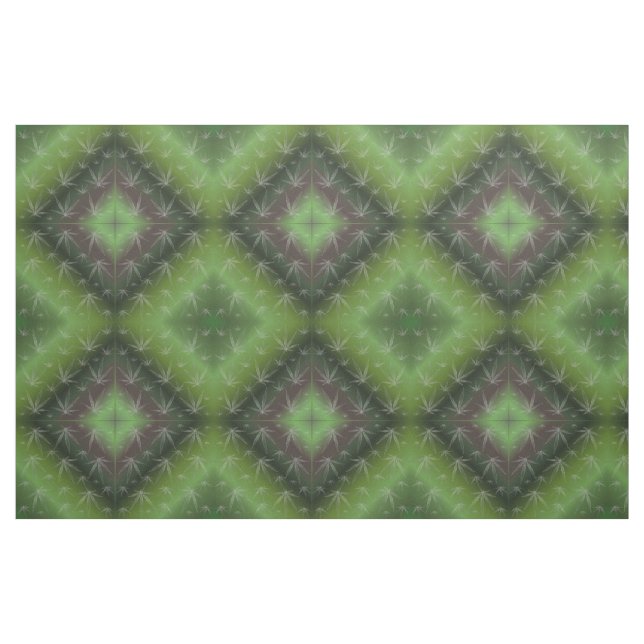 silvergrön bladduk, färgrik hus textil (Fat Quarter)