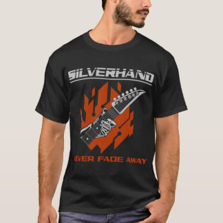 Silverhand Försvinner Aldrig Bort vän retro T Shirt
